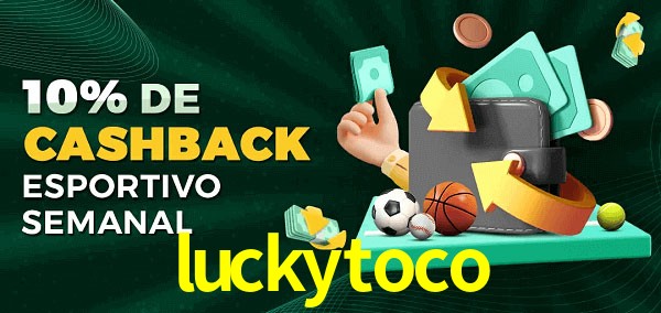 10% de bônus de cashback na luckytoco